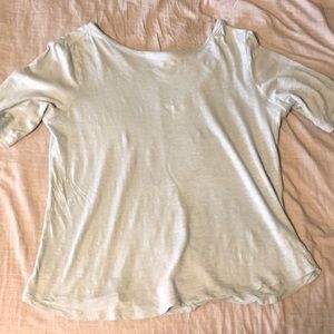 Caslon L egg shell boatneck top